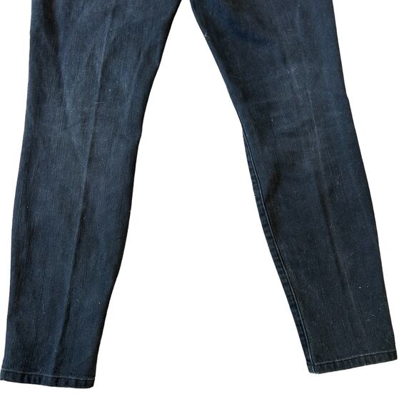 Current/Elliott Stiletto Jeans 27 Black Skinny Low Rise Studded Designer Rocker - Picture 6 of 15